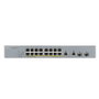 Zyxel GS1350-18HP-EU0101F Switch 16 ports Gigabit PoE+ 250W, 2 ports SFP, gestion, rackable