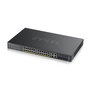 Zyxel GS2220-28HP-EU0101F Switch 28 ports PoE+ 24x GbE + 4x SFP/RJ45 Combo, Noir