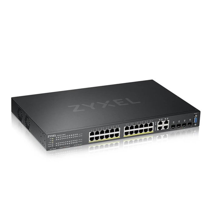 Zyxel GS2220-28HP-EU0101F Switch Géré L2 24 Ports Gigabit PoE 4 Ports SFP 56 Gbit/s Zyxel GS2220-28HP-EU0101F Switch Géré L2 24 Ports Gigabit PoE 4 Ports SFP 56 Gbit/s