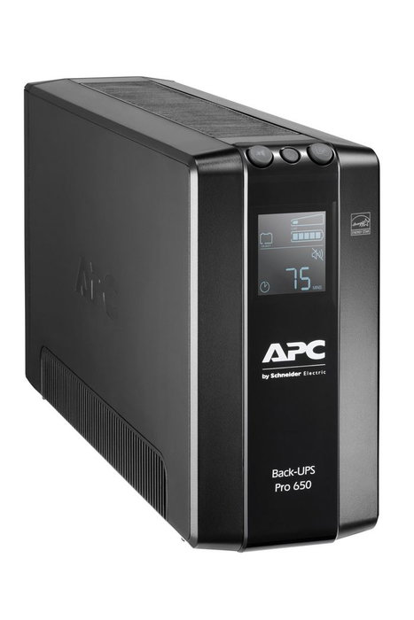 APC Back-UPS Pro BR650MI Onduleur 650VA avec AVR, 6 Prises, Interface LCD, Protection Réseau