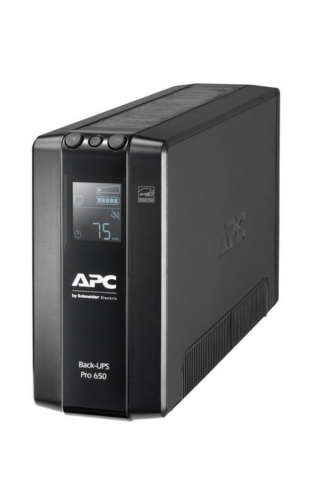 APC Back-UPS Pro BR650MI Onduleur 650VA avec AVR, 6 Prises, Interface LCD, Protection Réseau