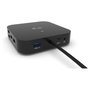 i-Tec C31DUALDPDOCKPD Hub USB Noir