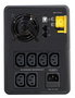 APC Onduleur Back-UPS 1600VA / 900W AVR, 230V, 6 Prises IEC C13, Protection USB et Réseau, Noir