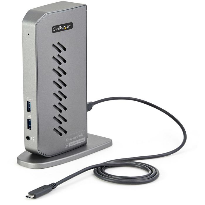 StarTech.com Station d'accueil universelle hybride USB-C et USB-A DK30A2DHUUE - Double moniteur 4K 60 Hz HDMI/DisplayPort - 6 ports USB-A, Gigabit Ethernet - Windows/Mac