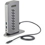 StarTech.com Station d'accueil universelle hybride USB-C et USB-A DK30A2DHUUE - Double moniteur 4K 60 Hz HDMI/DisplayPort - 6 ports USB-A, Gigabit Ethernet - Windows/Mac