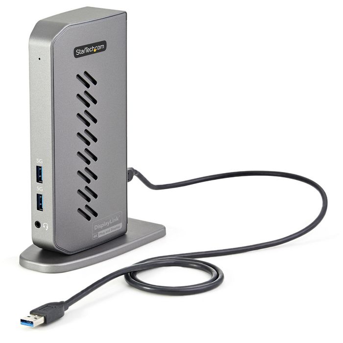 StarTech.com Station d'accueil universelle hybride USB-C et USB-A DK30A2DHUUE - Double moniteur 4K 60 Hz HDMI/DisplayPort - 6 ports USB-A, Gigabit Ethernet - Windows/Mac
