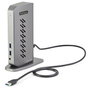 StarTech.com Station d'accueil universelle hybride USB-C et USB-A DK30A2DHUUE - Double moniteur 4K 60 Hz HDMI/DisplayPort - 6 ports USB-A, Gigabit Ethernet - Windows/Mac