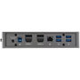 StarTech.com Station d'accueil universelle hybride USB-C et USB-A DK30A2DHUUE - Double moniteur 4K 60 Hz HDMI/DisplayPort - 6 ports USB-A, Gigabit Ethernet - Windows/Mac