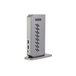 StarTech.com Station d'accueil hybride USB-C et USB-A DK30A2DHUUE - Double 4K 60Hz HDMI/DisplayPort, 6x USB-A, GbE