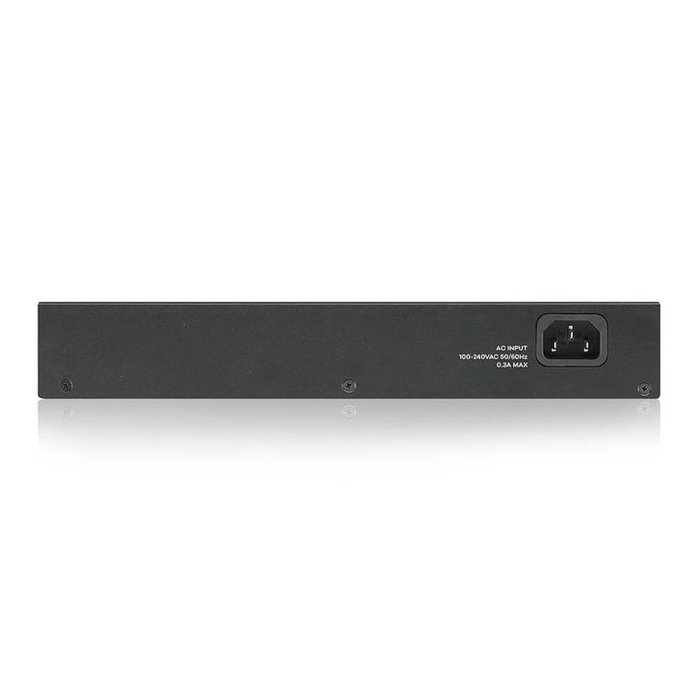 Zyxel GS1100-24E Switch Gigabit Ethernet non administré 24 ports, montage rack/mural, noir Zyxel GS1100-24E Switch Gigabit Ethernet non administré 24 ports, montage rack/mural, noir