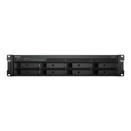 Synology RS1221+/RS1221RP+ Rack 2U NAS serveur de stockage AMD Ryzen V1500B 4Go DDR4 8 baies SATA ports RJ-45 USB 3.2 eSATA