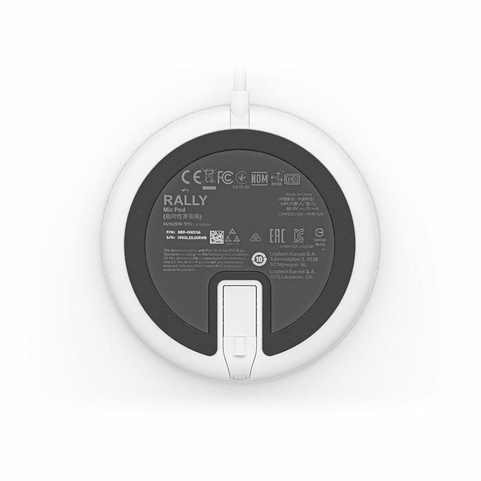 Microphone Logitech 952-000038 Blanc