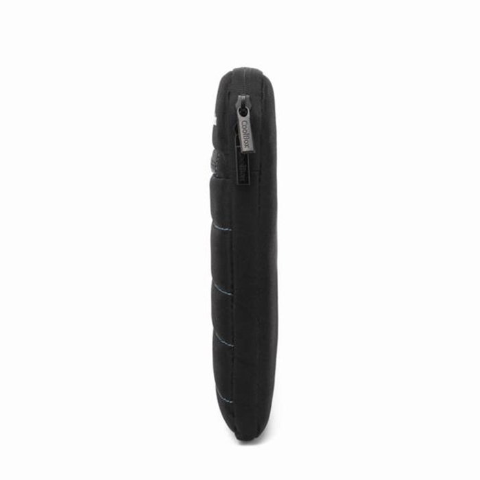 CoolBox COO-BAG13-0N Housse pour ordinateur portable 13 pouces, étui de transport noir, résistant à l'eau avec poche avant