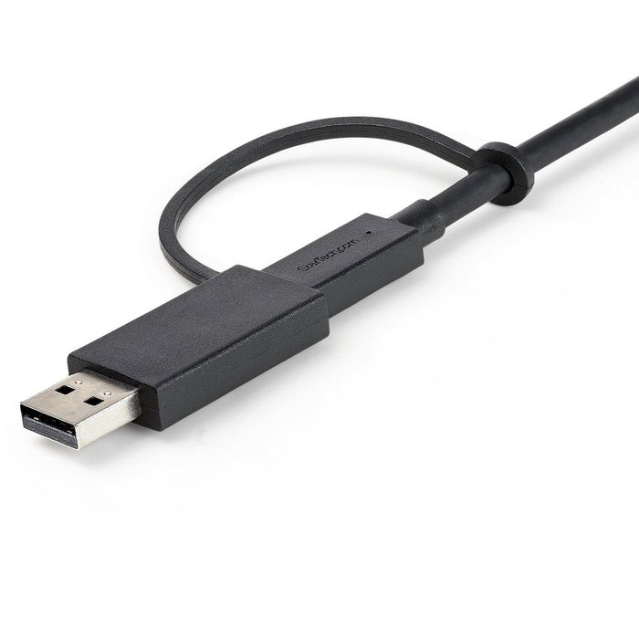 StarTech.com USBCCADP Câble USB-C vers USB-A avec Adaptateur Intégré 2 en 1 USB 3.2 10Gbps 100W 1 m
