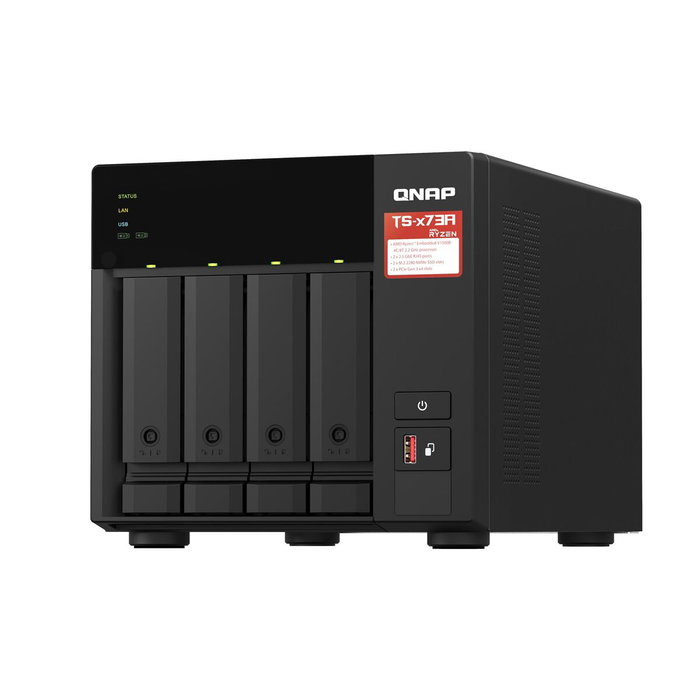 Stockage en Réseau NAS Qnap TS-473A Noir AMD Ryzen V1500B