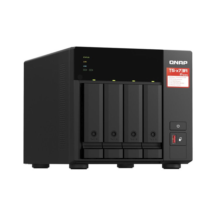 Stockage en Réseau NAS Qnap TS-473A Noir AMD Ryzen V1500B