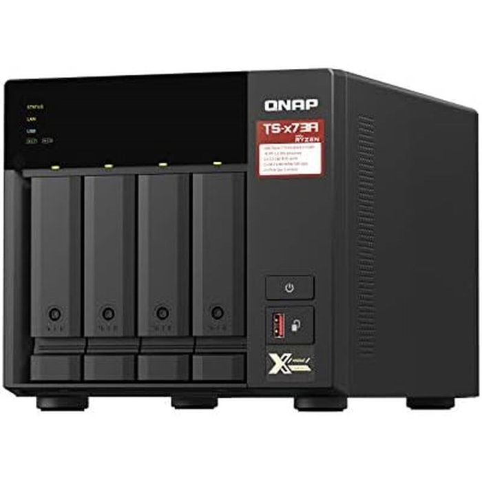 Stockage en Réseau NAS Qnap TS-473A Noir AMD Ryzen V1500B