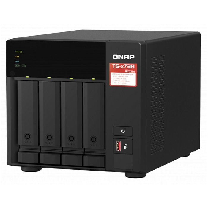 Stockage en Réseau NAS Qnap TS-473A Noir AMD Ryzen V1500B