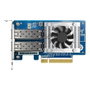 Qnap QXG-25G2SF-CX6 Carte Réseau 25GbE Dual Port SFP28 PCIe 4.0 x8 ConnectX-6 Lx