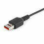 Startech Câble USB USBSCHAU1M USB-A vers Micro USB B Noir 1 m