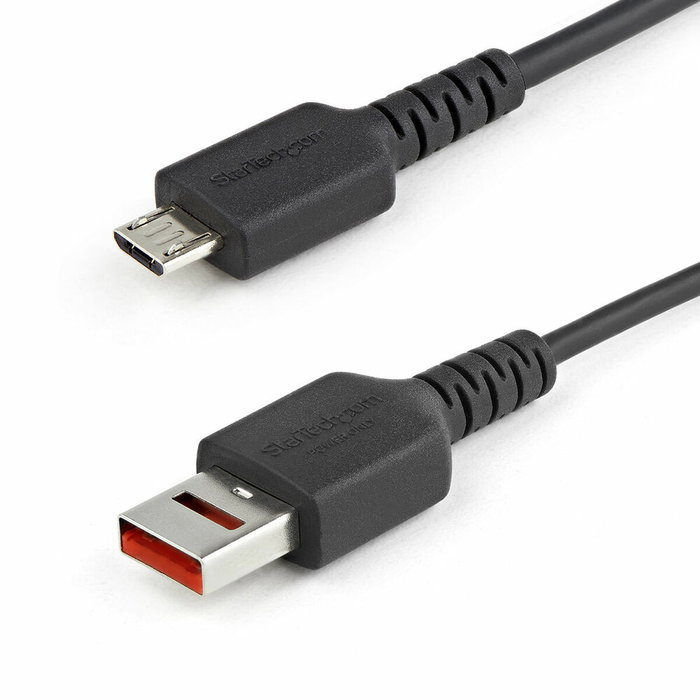 Startech Câble USB USBSCHAU1M USB-A vers Micro USB B Noir 1 m Startech Câble USB USBSCHAU1M USB-A vers Micro USB B Noir 1 m