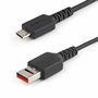 Startech Câble USB USBSCHAU1M USB-A vers Micro USB B Noir 1 m
