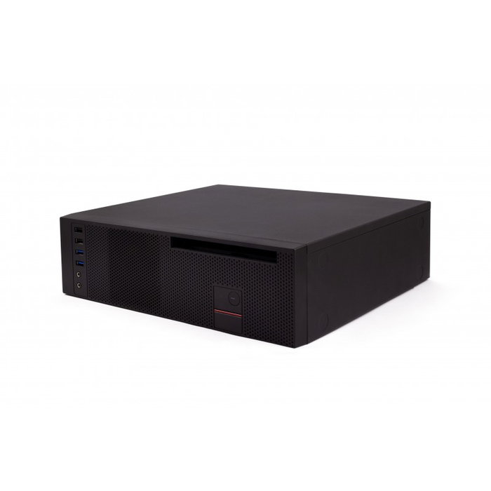 Coolbox T-360 Boîtier PC Micro ATX Mini ITX avec Alimentation 300W 80+ Bronze Slim Noir
