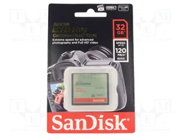 SanDisk Carte mémoire Compact Flash 32 GB