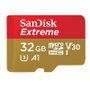 Sandisk Extreme MicroSDXC 32 Go UHS-I U3 V30 Adaptateur SD inclus Carte Mémoire
