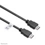 Neomounts HDMI35MM - Câble HDMI 1.4 Haute Vitesse 10 mètres Noir - Connecteurs Mâle Standard - Compatible 4K, 1080p, Blu-Ray, TV HD, Home Cinéma