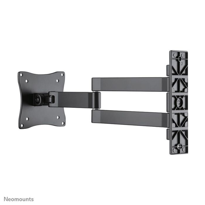 Neomounts Support Mural FPMA-W830BLACK pour Écrans jusqu'à 27" - Inclinaison et Pivot 180° - Compatible VESA 75x75 et 100x100 - Capacité 12 kg