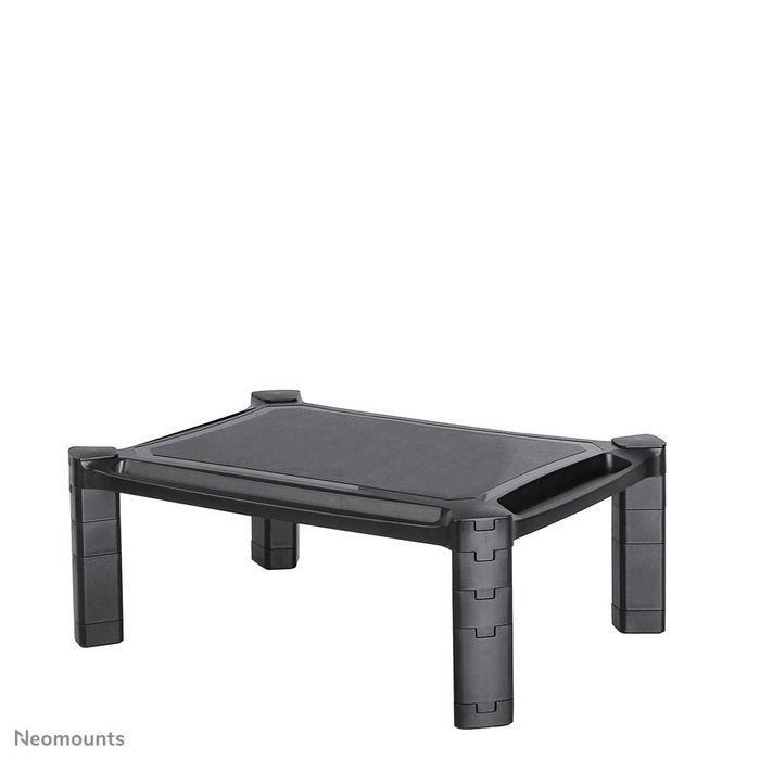 Neomounts NSMONITOR20 Support de bureau réglable en hauteur pour écran plat et ordinateur portable (charge max 10 kg, noir)