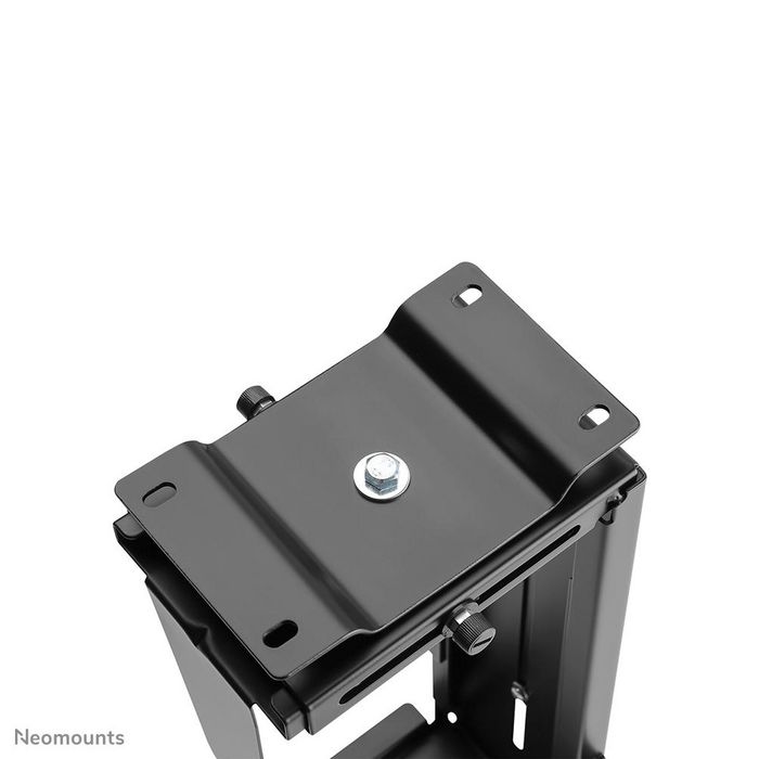 Neomounts Support pour Unité Centrale NM-CPU100BLACK - Montage sous Bureau, Ajustable, 10 kg, Noir, Acier