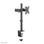 Neomounts Support de Bureau FPMA-D550BLACK Noir, Montage Inclinable Pivotant Rotatif pour Écran Plat jusqu'à 32", Compatible VESA 75x75/100x100 mm, Capacité 8 kg