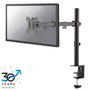 Neomounts Support de Bureau FPMA-D550BLACK Noir, Montage Inclinable Pivotant Rotatif pour Écran Plat jusqu'à 32", Compatible VESA 75x75/100x100 mm, Capacité 8 kg
