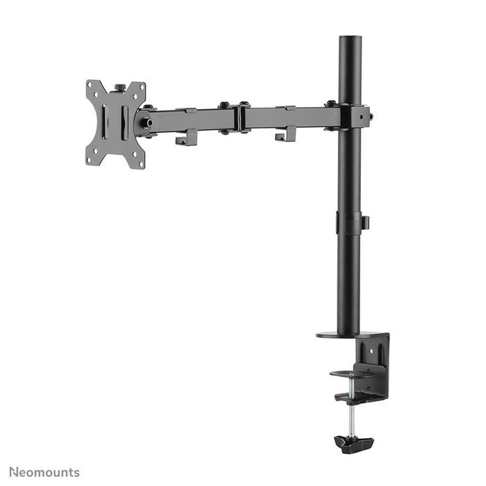 Neomounts Support de Bureau FPMA-D550BLACK Noir, Montage Inclinable Pivotant Rotatif pour Écran Plat jusqu'à 32", Compatible VESA 75x75/100x100 mm, Capacité 8 kg
