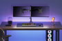 Neomounts Support de Bureau Double FPMA-D550DBLACK - Support Inclinable, Pivotant et Rotatif pour 2 Écrans jusqu'à 32" (VESA 75x75/100x100 mm)