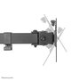 Neomounts Support de Bureau Double FPMA-D550DBLACK - Support Inclinable, Pivotant et Rotatif pour 2 Écrans jusqu'à 32" (VESA 75x75/100x100 mm)