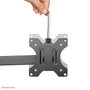 Neomounts Support de Bureau Double FPMA-D550DBLACK - Support Inclinable, Pivotant et Rotatif pour 2 Écrans jusqu'à 32" (VESA 75x75/100x100 mm)