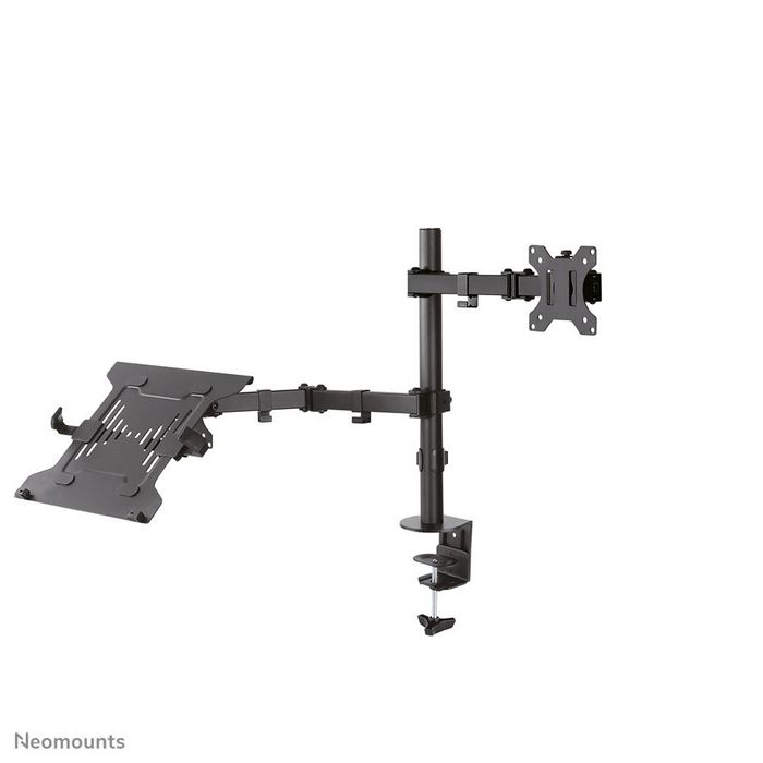 Neomounts FPMA-D550NOTEBOOK Support de bureau avec inclinaison, rotation et pivot pour écrans jusqu'à 32'' et notebooks jusqu'à 15,6''