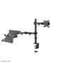 Neomounts FPMA-D550NOTEBOOK Support de bureau avec inclinaison, rotation et pivot pour écrans jusqu'à 32'' et notebooks jusqu'à 15,6''