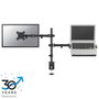 Neomounts FPMA-D550NOTEBOOK Support de bureau avec inclinaison, rotation et pivot pour écrans jusqu'à 32'' et notebooks jusqu'à 15,6''