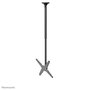 Neomounts FPMA-C340BLACK Support Plafond TV Orientable à Mouvement Complet pour Écrans 32-75 Pouces, Inclinaison, Pivotement 360°, Rotation - Noir