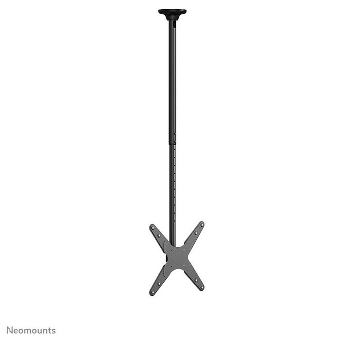Neomounts FPMA-C340BLACK Support Plafond TV Orientable à Mouvement Complet pour Écrans 32-75 Pouces, Inclinaison, Pivotement 360°, Rotation - Noir
