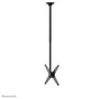 Neomounts FPMA-C340BLACK Support Plafond TV Orientable à Mouvement Complet pour Écrans 32-75 Pouces, Inclinaison, Pivotement 360°, Rotation - Noir