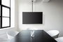 Neomounts FPMA-C340BLACK Support Plafond TV Orientable à Mouvement Complet pour Écrans 32-75 Pouces, Inclinaison, Pivotement 360°, Rotation - Noir