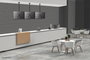 Neomounts FPMA-C340BLACK Support Plafond TV Orientable à Mouvement Complet pour Écrans 32-75 Pouces, Inclinaison, Pivotement 360°, Rotation - Noir