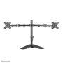 Neomounts Support de Bureau Double FPMA-D550DDBLACK pour 2 Écrans - Montage Inclinable Pivotant Rotatif jusqu'à 32", VESA 100x100, Charge 8 kg, Gestion Câbles