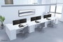 Neomounts Support de Bureau Double FPMA-D550DDBLACK pour 2 Écrans - Montage Inclinable Pivotant Rotatif jusqu'à 32", VESA 100x100, Charge 8 kg, Gestion Câbles