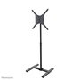 Neomounts NS-FS100BLACK - Socle au sol pour écran plat TV jusqu'à 55" (140 cm), inclinaison 30°, réglable en hauteur 75-124 cm, support VESA 400x400, capacité 20 kg